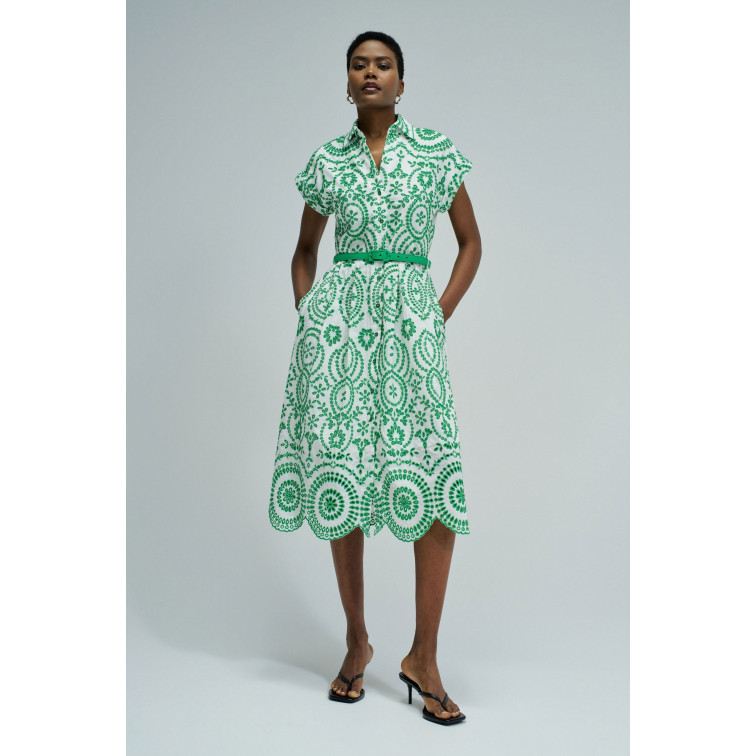 robe femme  salsa jeans color-contrast embroidered dre