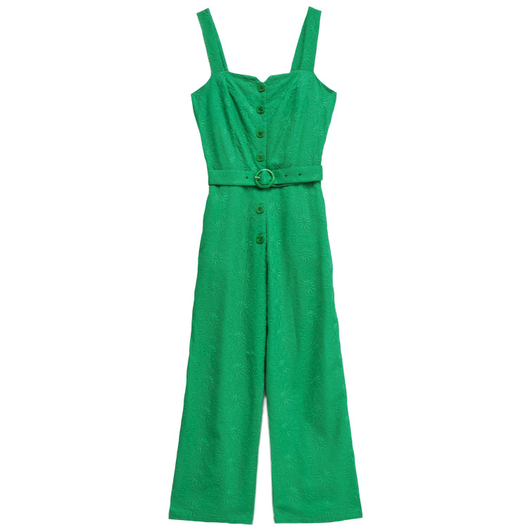 singe femme  salsa jeans spaghetti strap jumpsuit w/ em