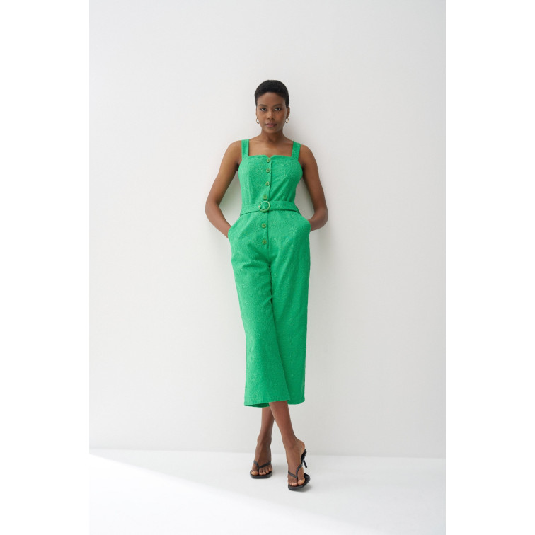 singe femme  salsa jeans spaghetti strap jumpsuit w/ em