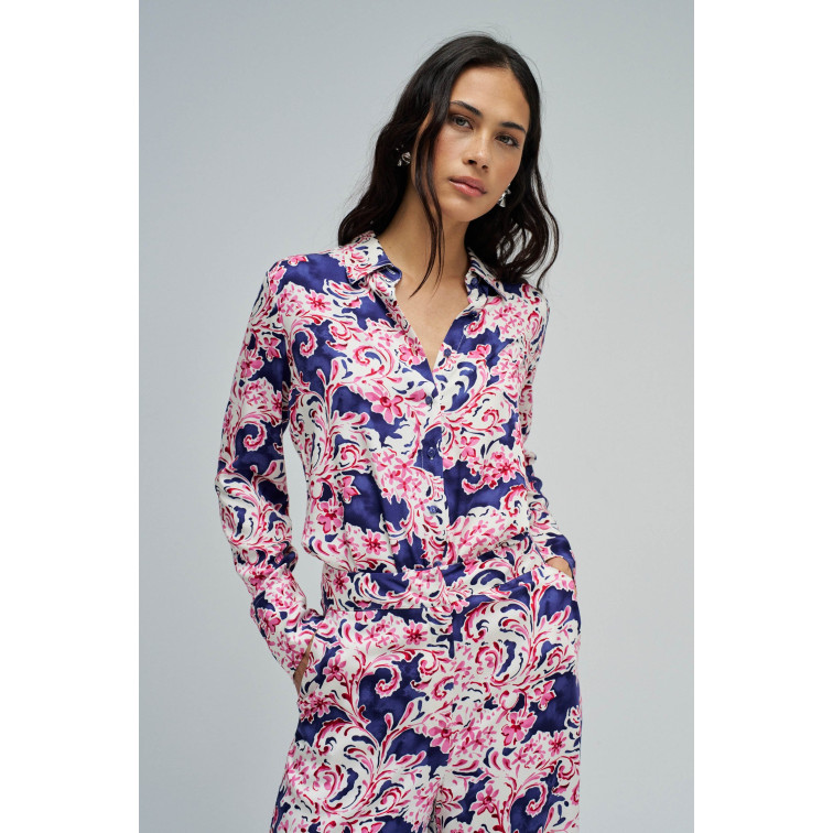 chemise femme  salsa jeans basic shirt front button up cl