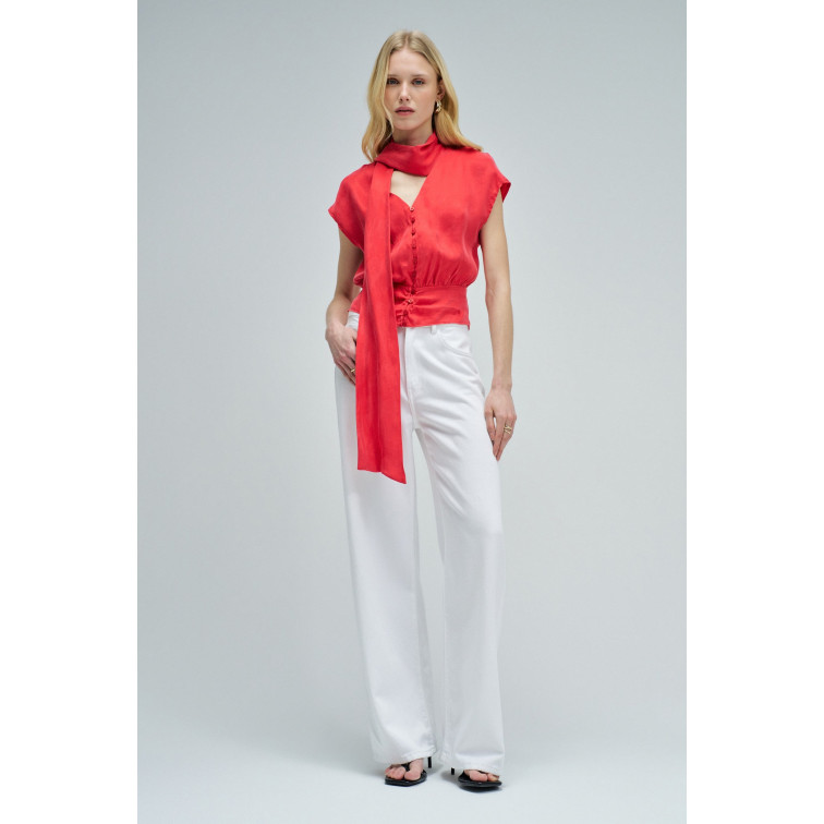 chemise femme  salsa jeans corset blouse style