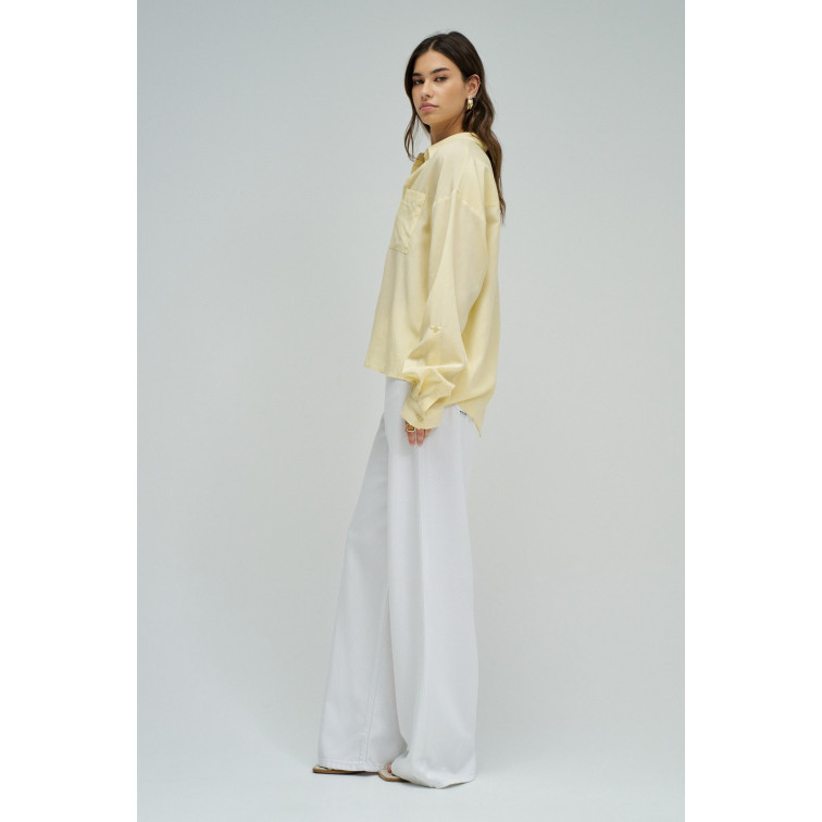 chemise femme  salsa jeans oversize basic shirt