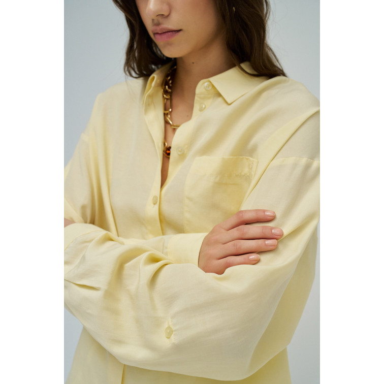 chemise femme  salsa jeans oversize basic shirt