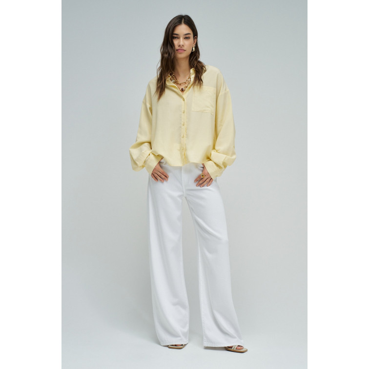 chemise femme  salsa jeans oversize basic shirt
