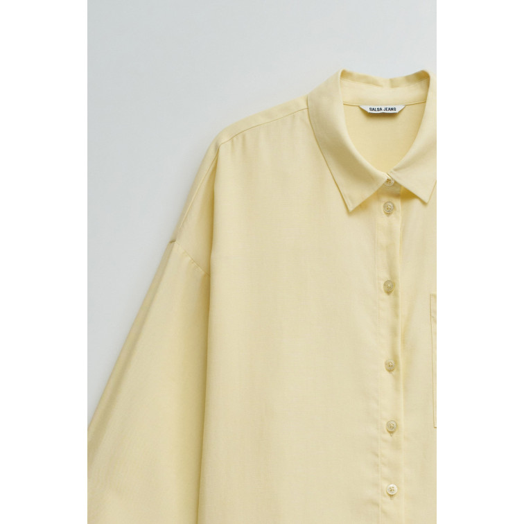 chemise femme  salsa jeans oversize basic shirt