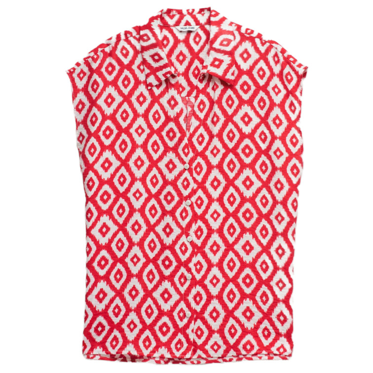 chemise femme  salsa jeans basic sleeveless shirt