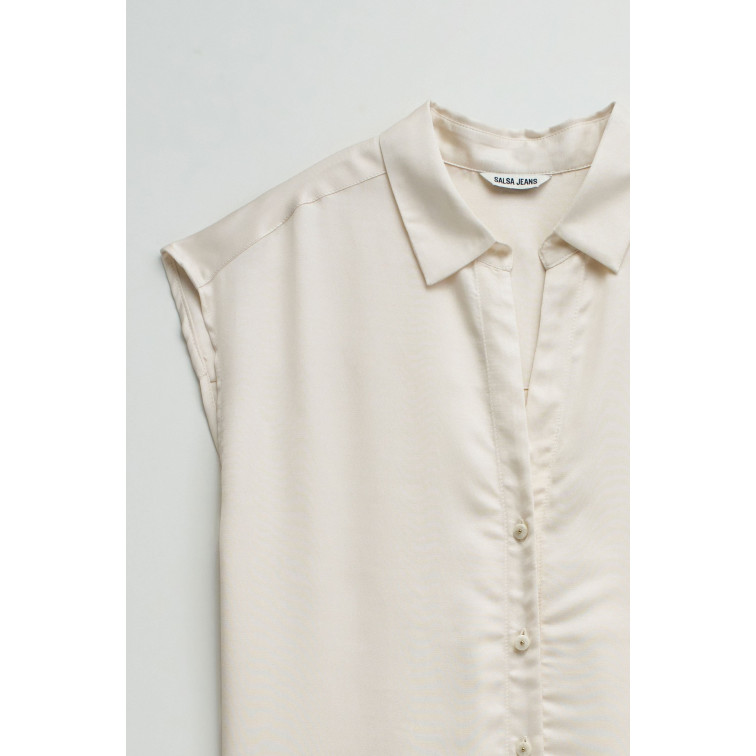 chemise femme  salsa jeans basic sleeveless shirt