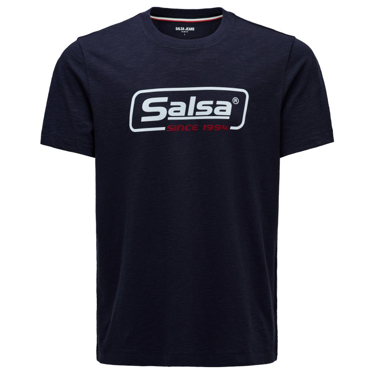 t-shirt homme  salsa jeans t-shirt slim fit branding (ret