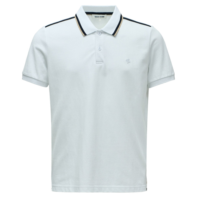 pôle homme  salsa jeans pôle regular fit sport tape