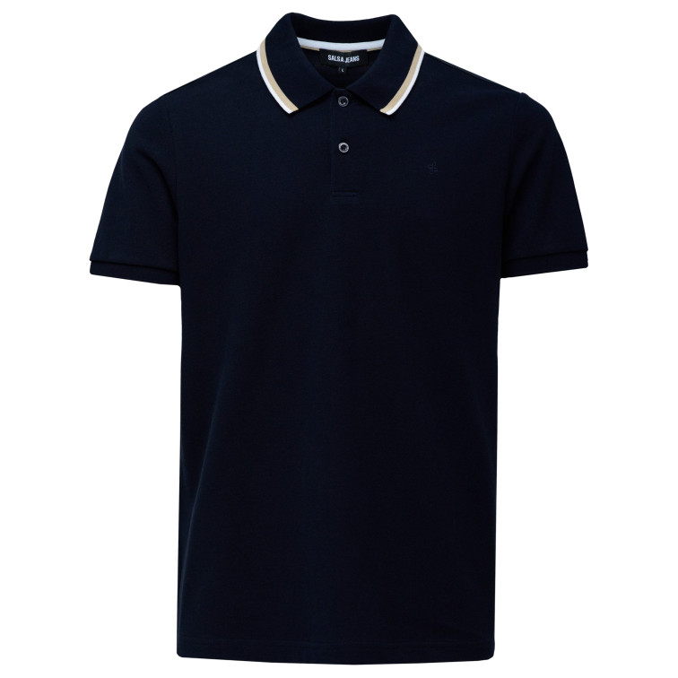 pôle homme  salsa jeans pôle regular fit sport tape