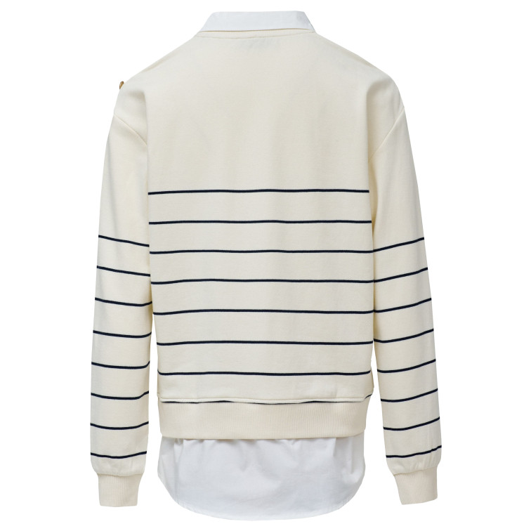femme stripped twofer sweatshirt 110