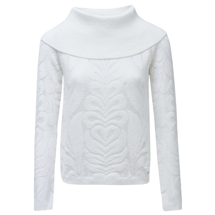 maillot femme  salsa jeans jacquard flowers sweater