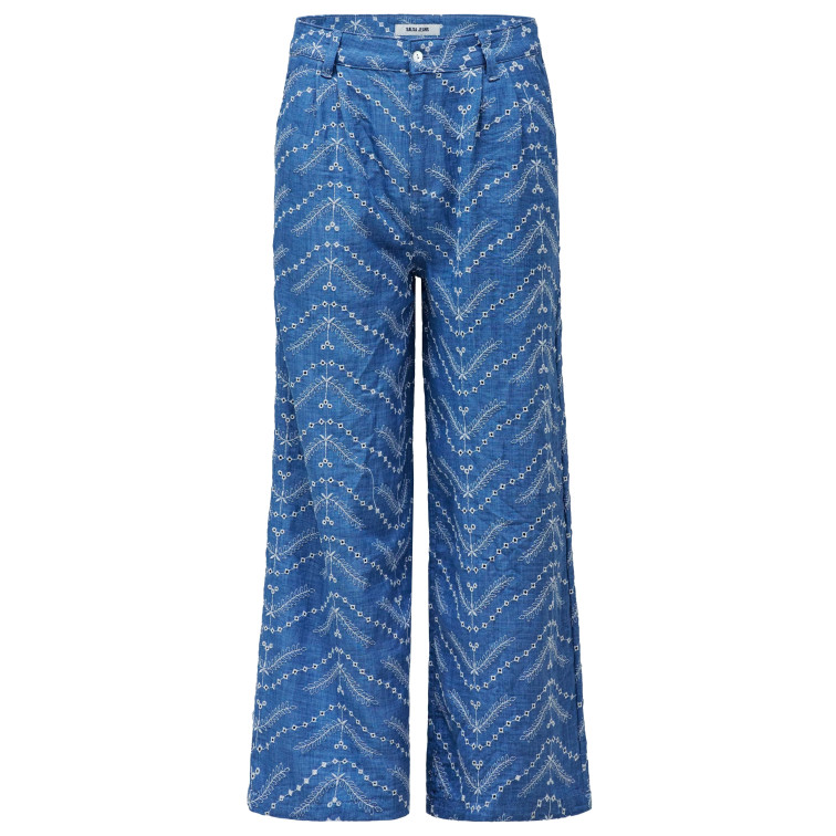 femme jeanshigh rise cropped wide w/ 852