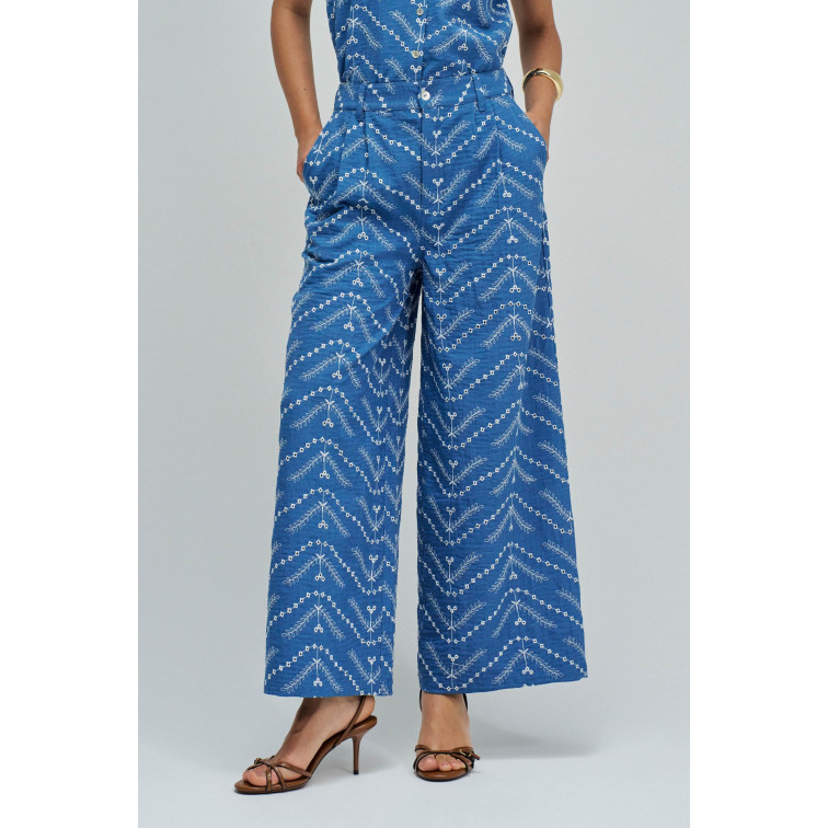 femme jeanshigh rise cropped wide w/ 852