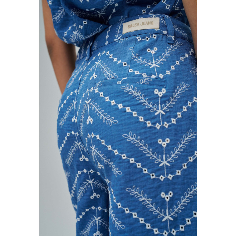 femme jeanshigh rise cropped wide w/ 852