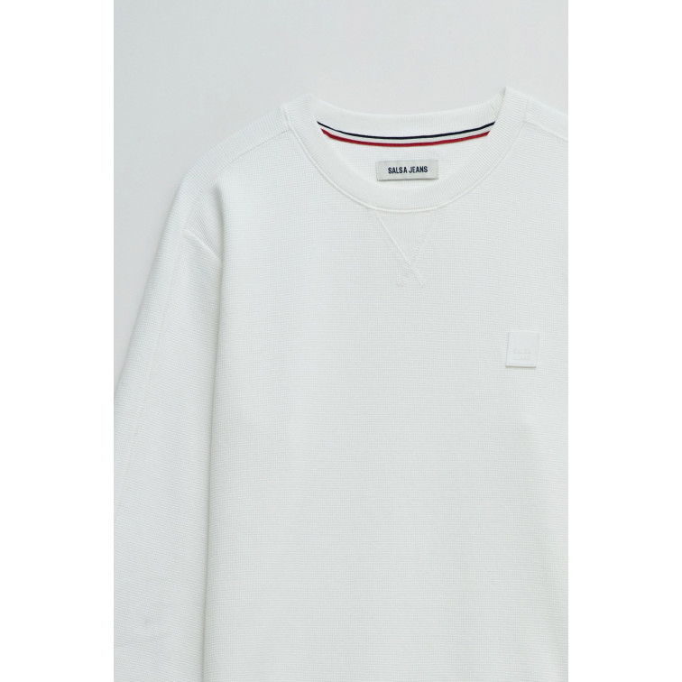 sweat-shirt homme  salsa jeans sweatshirt waffle fleece small