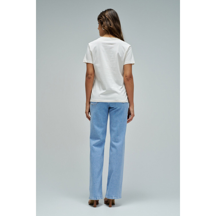 t-shirt femme  salsa jeans flower print t-shirt