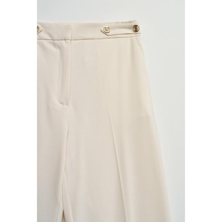 pantalon femme  salsa jeans straight-leg pants with button