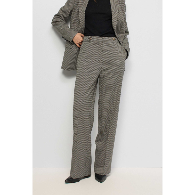 pantalon femme  salsa jeans straight-leg pants with button