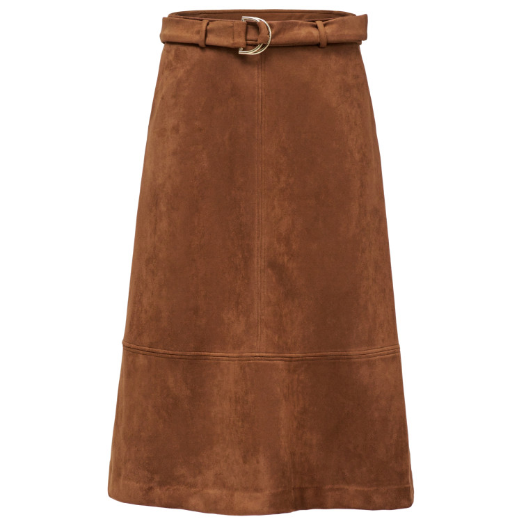 femme suede midi skirt 930