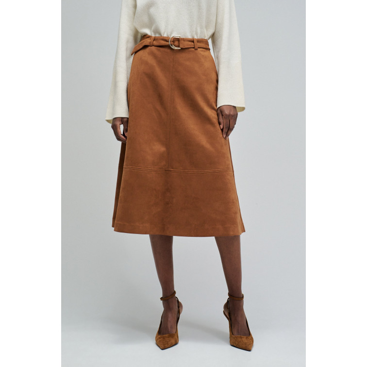 femme suede midi skirt 930