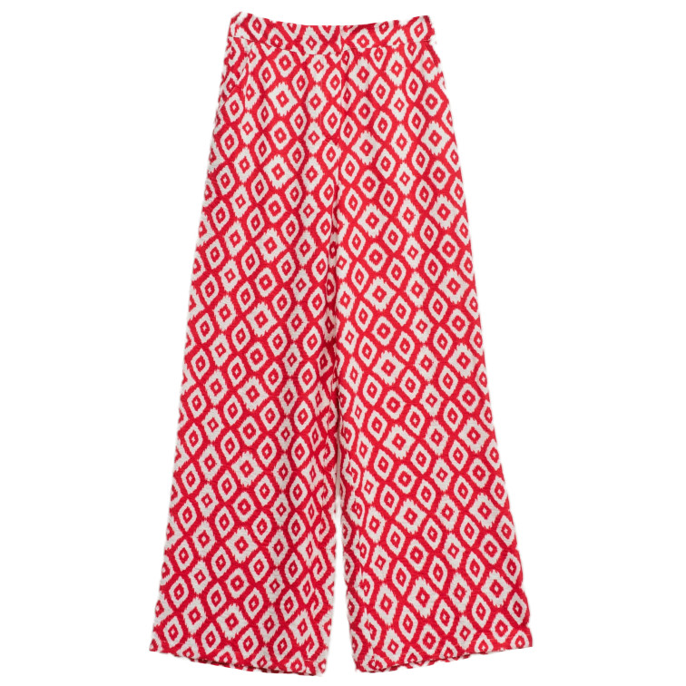 pantalon femme  salsa jeans print hight rise pants