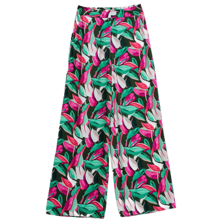 pantalon femme  salsa jeans print hight rise pants
