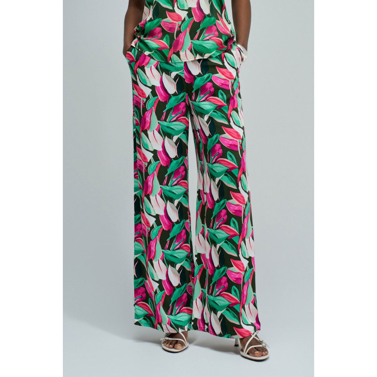 pantalon femme  salsa jeans print hight rise pants