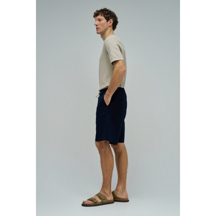 le short homme  salsa jeans cotton linen shorts garment dy