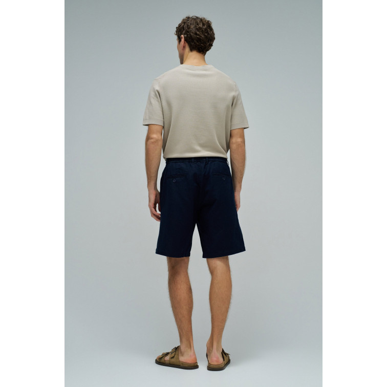 le short homme  salsa jeans cotton linen shorts garment dy