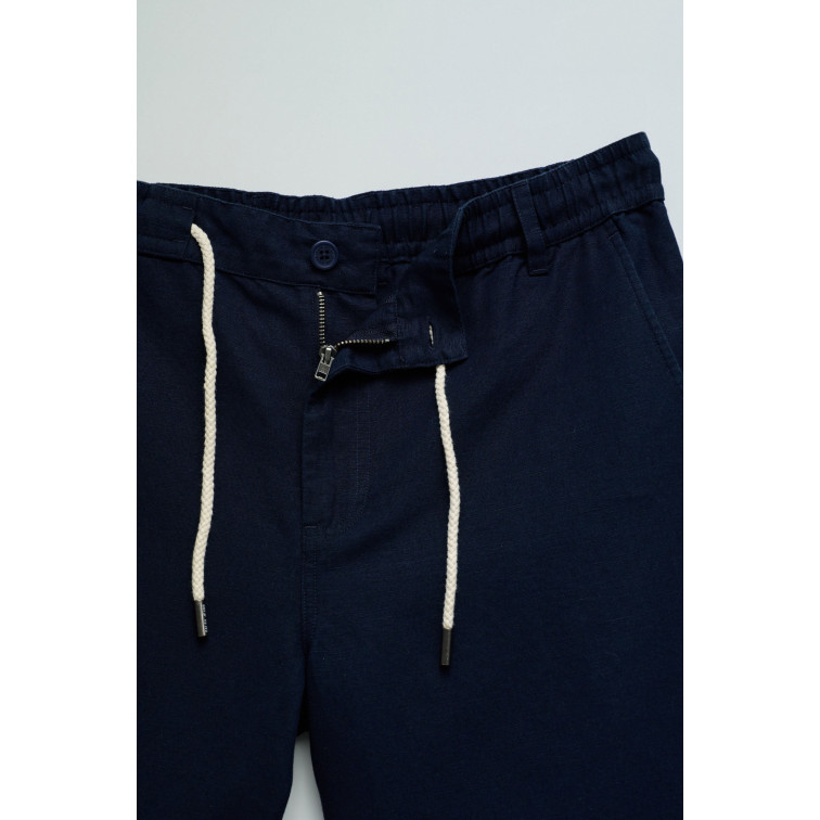 le short homme  salsa jeans cotton linen shorts garment dy