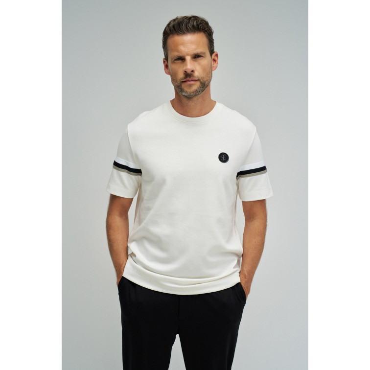 homme interlock t-shirt sport stripe 012
