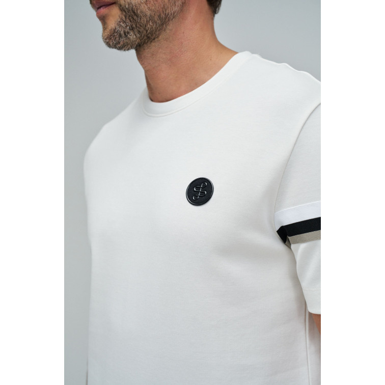 homme interlock t-shirt sport stripe 012