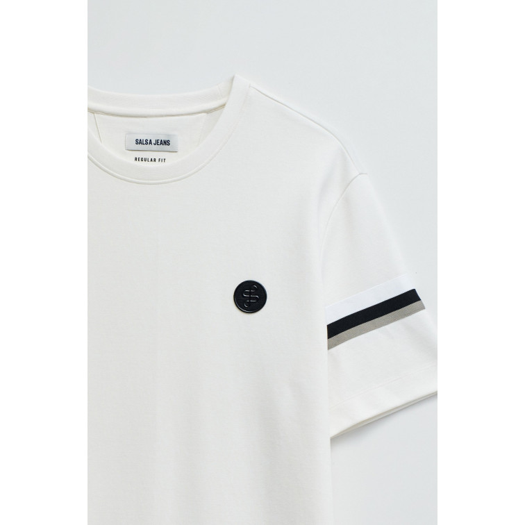 homme interlock t-shirt sport stripe 012