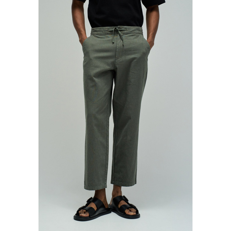 pantalon homme  salsa jeans cotton linen jogger pants set