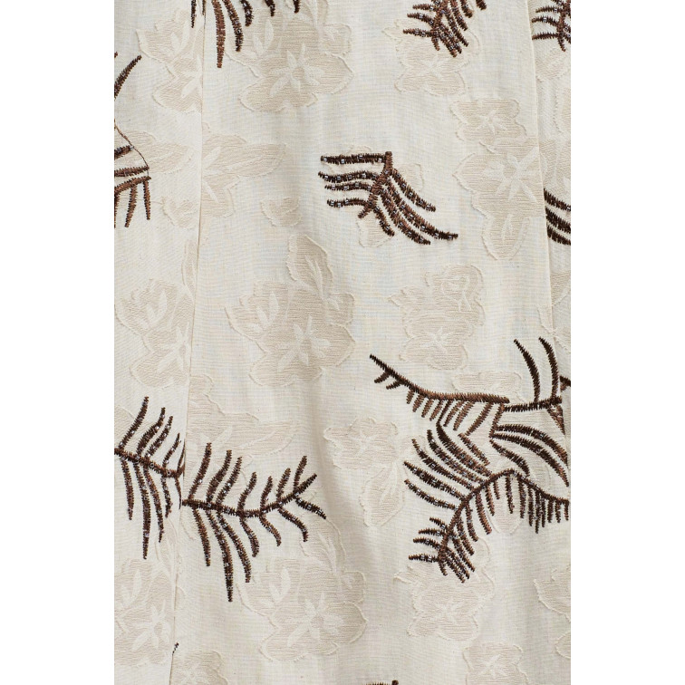 femme a-line dress all-over embroide 011