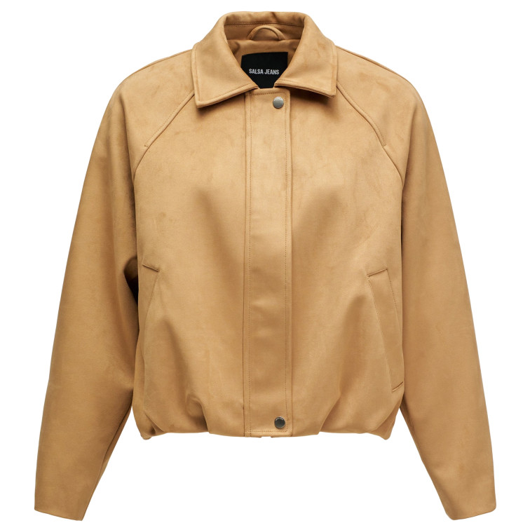 manteau femme  salsa jeans suede bomber jacket