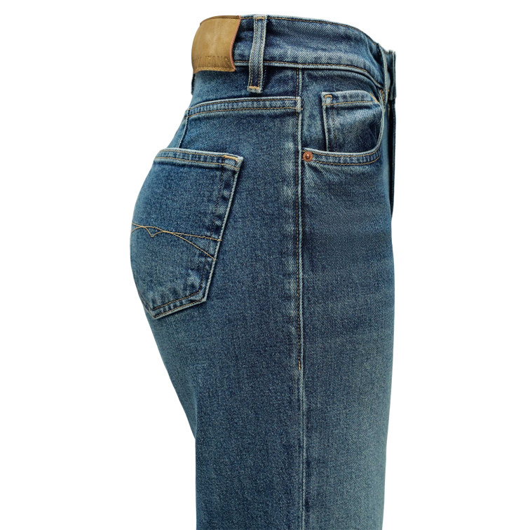 jeans femme  salsa jeans jeans true straight overdye