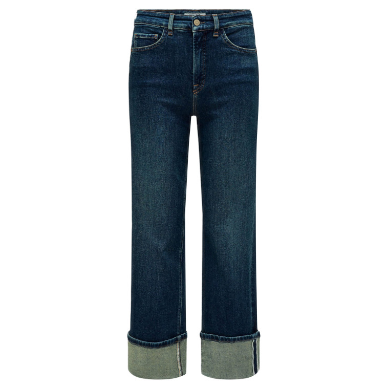 jeans femme  salsa jeans jeans faith straight dark wash