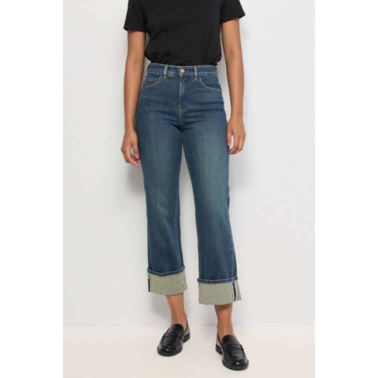 jeans femme  salsa jeans jeans faith straight dark wash