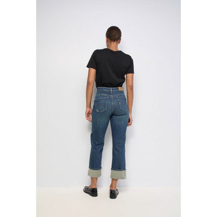 jeans femme  salsa jeans jeans faith straight dark wash