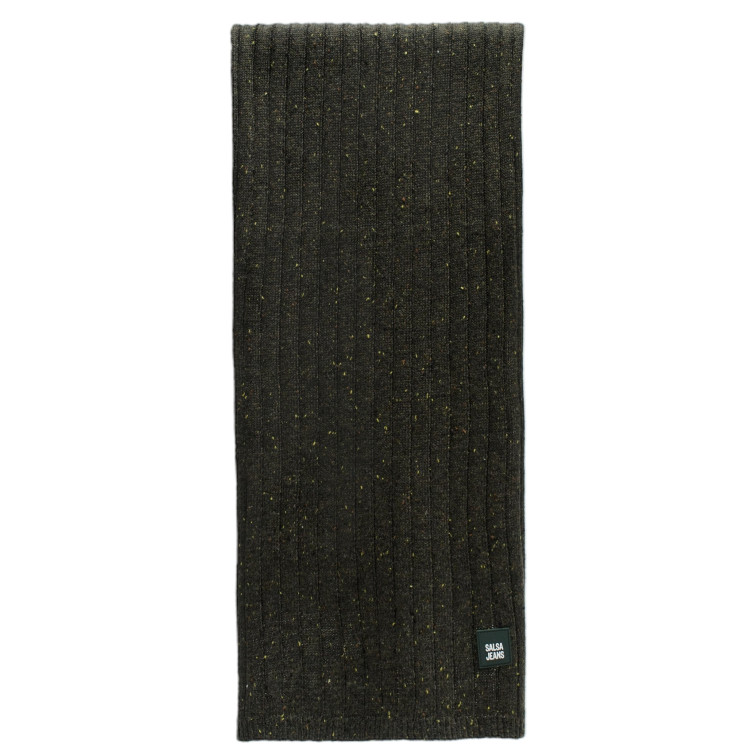  salsa jeans basic knit scarf with label
