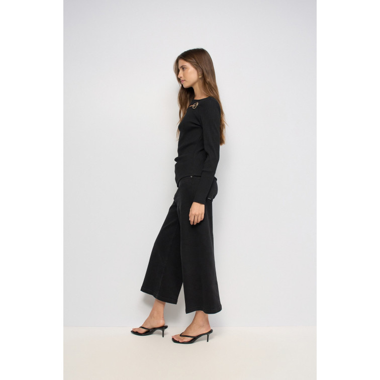 t-shirt femme  salsa jeans long sleeve with neckline meta