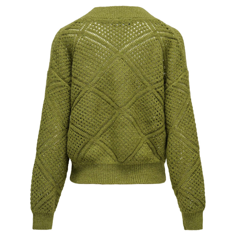 maillot femme  salsa jeans pointelle sweater with light s