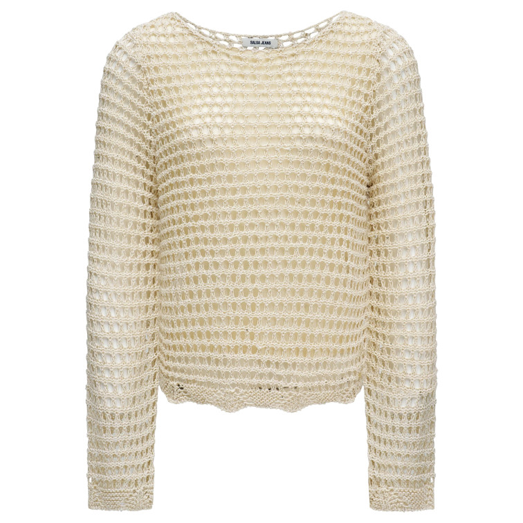 maillot femme  salsa jeans long sleeve knit with mesh eff