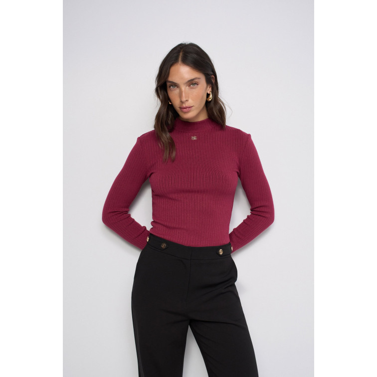 t-shirt femme  salsa jeans turtleneck longsleeve w/ logo