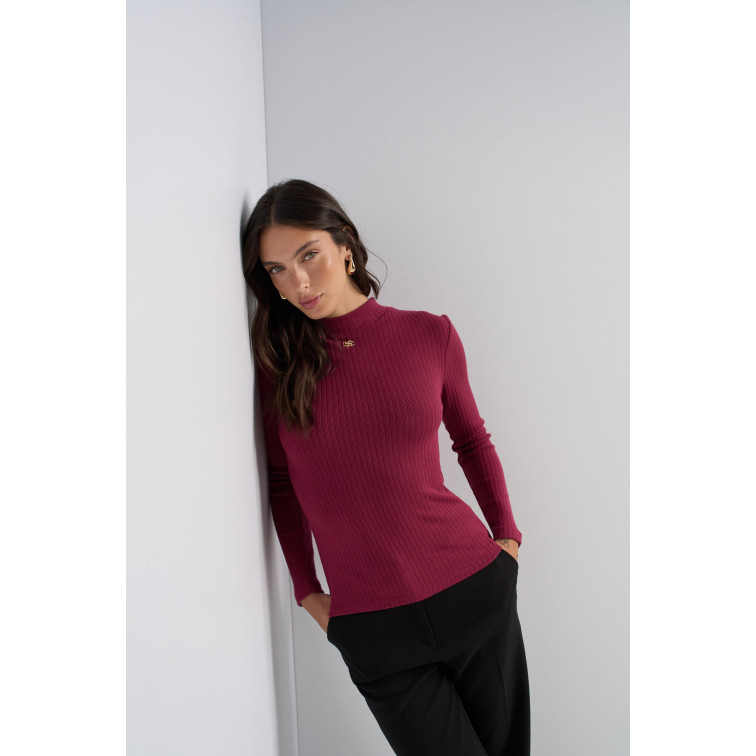 t-shirt femme  salsa jeans turtleneck longsleeve w/ logo