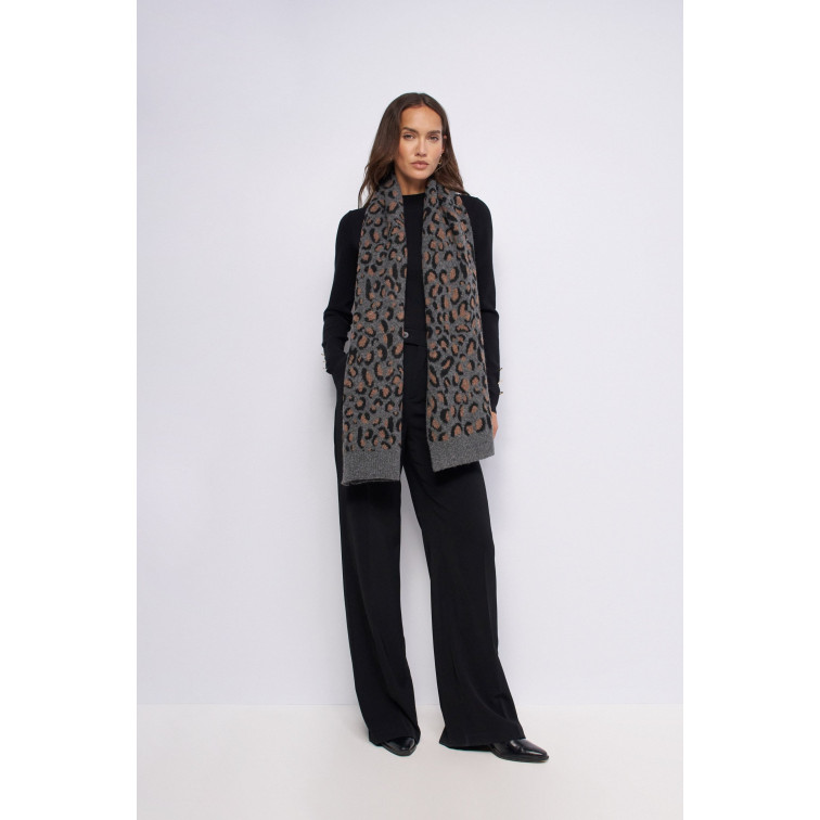  salsa jeans animal print scarft