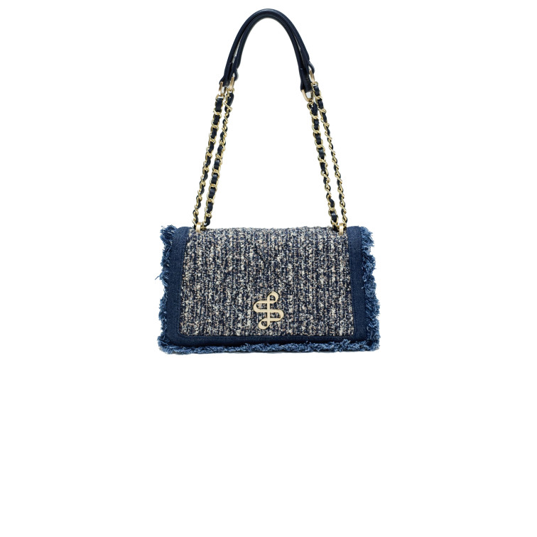 sac à main femme  salsa jeans tweed crossbody bag with logo