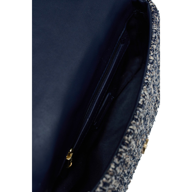 sac à main femme  salsa jeans tweed crossbody bag with logo